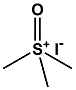 Chemical diagram for Trimethyl sulfoxonium iodide Cas # 1774-47-6